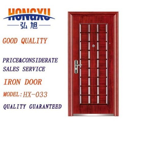 sturdy construction cheap exterior metal door
