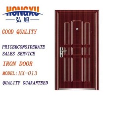 Iron single safety door design for house