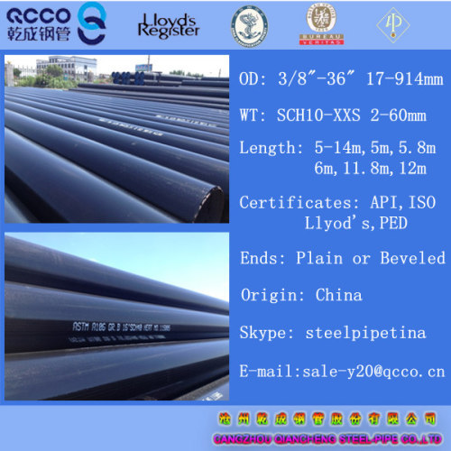 Seamless/welded Carbon Steel Line Pipes API 5L PSL1 GRADE X65