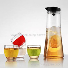 Heat Resistant Borosilicate Glass Carafe