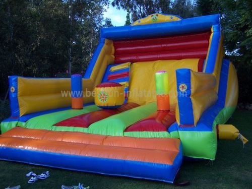 Backyard Inflatables Slide Moonwalk