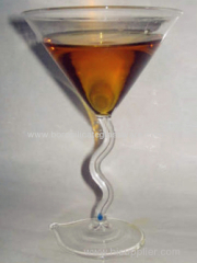 Hand Blown Creative design Martini Glass Whisky Glass