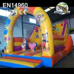 Indoor Mickey Inflatable Amusement Slide