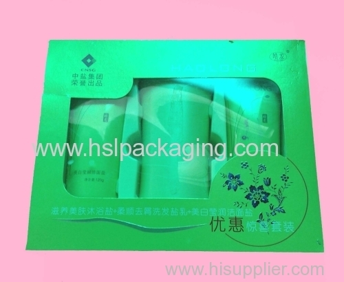 2013 high quality ps flocking blister tray for cosmetic packing