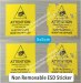 Destructive Tamper Evident Static ESD Labels Rolls