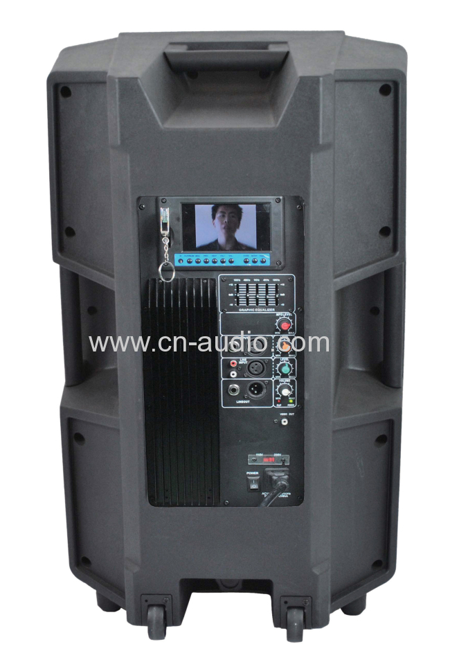 battery powered speakers with remote control CSW15AUQ-MP5 