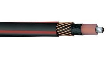 Copper conductor XLPE insulated aluminum wire braid PVC outsheathed concentric cable