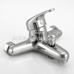 Wall munted bath shower faucet mixer