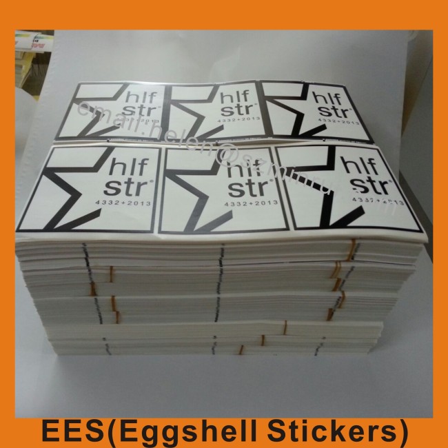 Hot Design Budget Deal Eggshell Stickers (EES) Custom From Manufacturer