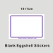 custom eggshell arts stickers