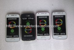 New mini i9500 mini S4 phone Android 4. Smart Phone 4.0" capacitive screen 1.0Ghz WIFI dual sim mobile phone