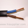 Two core copper conductor PVC insulated PVC sheathed rubber cable