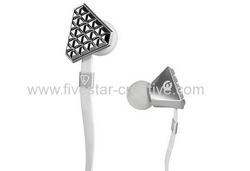 Lady Gaga Silvery High Performance In-Ear Headphones