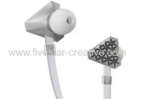 Lady Gaga Silvery High Performance In-Ear Headphones