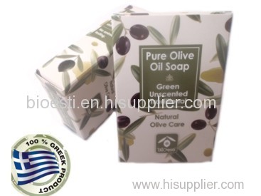 Natural Olive Oil Soap Traditional Green in carton box 100 gr