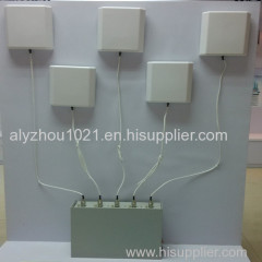 60W high power prison jails Wifi Mobile signal jammer blocker isolator shield, power adjustable