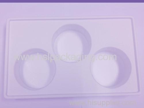 flocking plastic blister tray for tea package