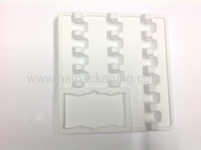 PS flocking plastic blister tray 