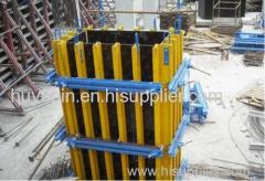 Concrete Column Formwork with timber beam