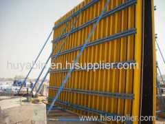 Custom High Security H20 Timber Beam Formwork for Straight Concrete Wall