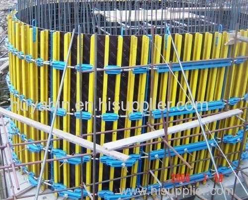 H20 Timber Beam Formwork / Concrete Wall Formwork For Pouring Circular Wall