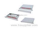 Rack Mount Fiber Patch Panel, Top Open Type, with 2 Adapter Panels, FOC-RMPP-1RU2AP