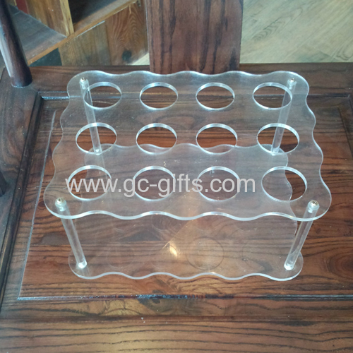 Wine acrylic display rack