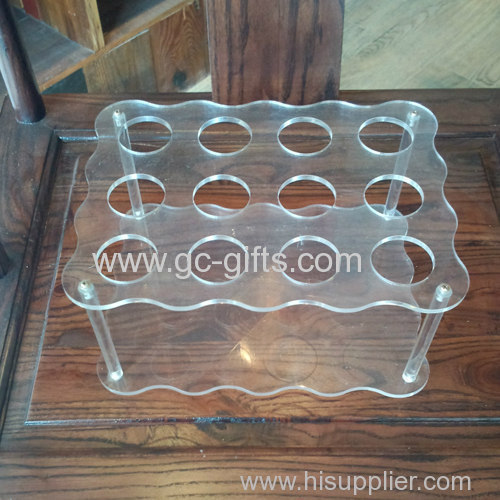 Wine transparent acrylic display rack