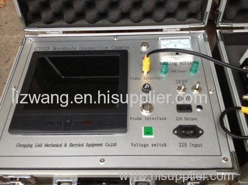 Camera Borehole Imaging For Browsing, Real-time Display Of Position And Depth