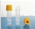 PET Micro Blood Collection Tube , SST Serum Tube With Yellow Cap