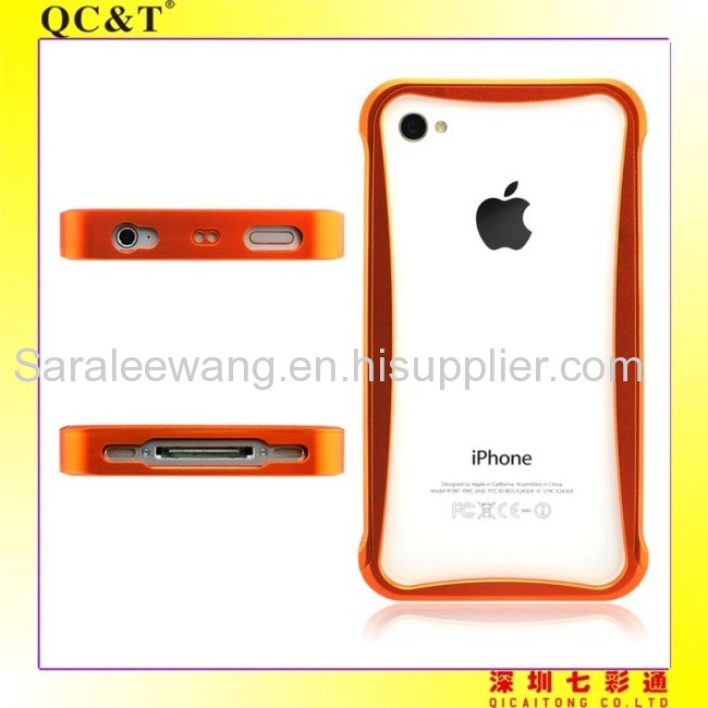 metal bumper case cover for apple iphone4