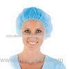 18" Nurse Clip Disposable Surgical Caps With Blue PP Nonwoven