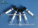 PET / Glass ESR Blood Specimen Collection Tubes With Black Cap , 13 x 100mm