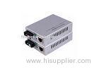 10/100/1000M WDM Gigabit Single Fiber Media Converter 80Km 1310nm / 1550nm