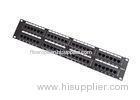 2U RJ45 CAT6 Copper Patch Panel, 19" Rack Mount 48 port patch panel