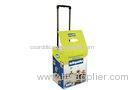 Cute Cardboard Paper Trolley Recyclable For Exhibition Product