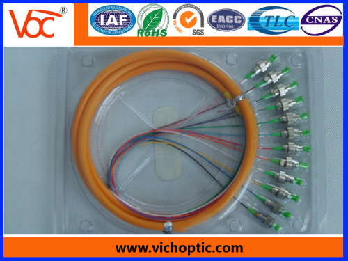 12 core branch FC fiber optical fc/upc pigtail 