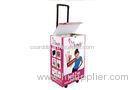 Pop Butterfly Cardboard Trolley Products Display , Exhibition Trolley