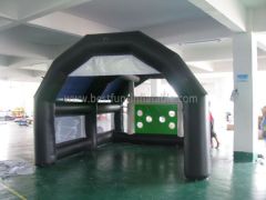 Black Inflatable Arch Tube Tent