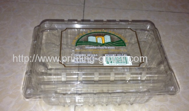 Hot stamping foil for fruit packing box