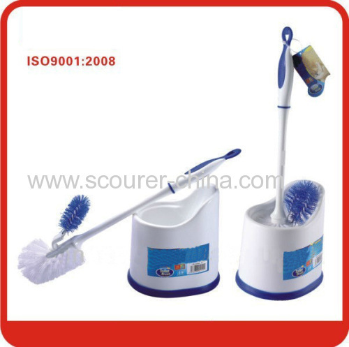 High quality toilet brush with holder Paper tag with color label