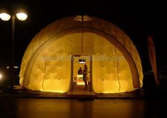 Inflatable Dome Tent For Exhibition With Glass Door