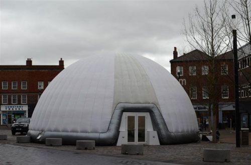 Inflatable White Dome Tent For Exhibition