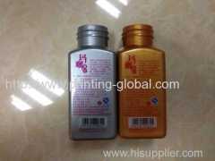 Heat transfer printing PE medicine bottle