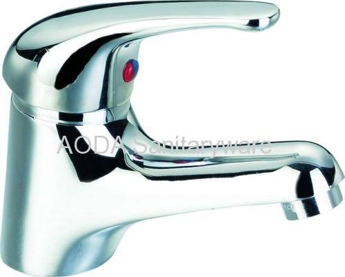 Bain faucet mixer with pop-up waste