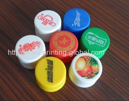 Hot stamping plastic bottle cap