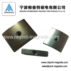 difference radian Arc Sintered NdFeB magnets Rare earth arc magnets