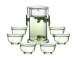 Pure Mouth Blown Glass Teaware Sets for Green Teas