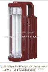 Rechargeable Emergency Lantern with 11W U-TUBE