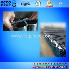 QCCO ASTM A106/ASTM A53/API 5L carbon seamless pipes 3PE coating